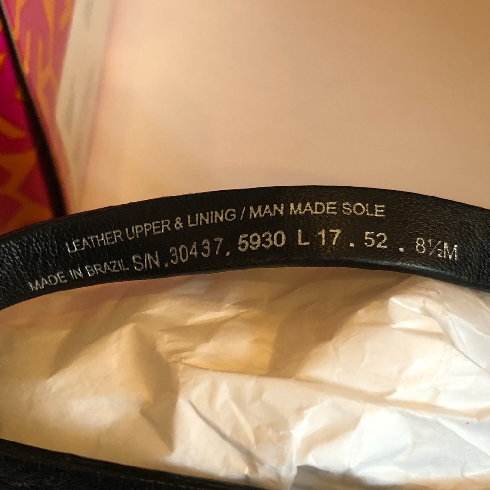 *SOLD OUT*TORY BURCH Phoebe Logo Flat Thong-8.5 - Picture 7 of 8